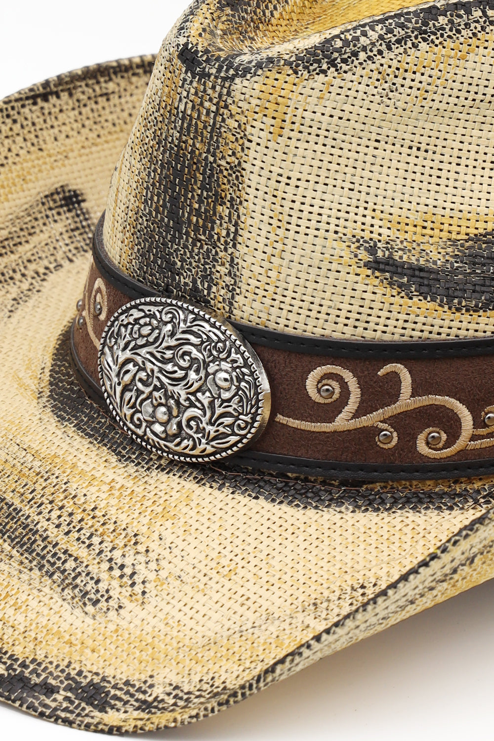 HT0148 | Distressed Western Cowboy Hat | MH0334
