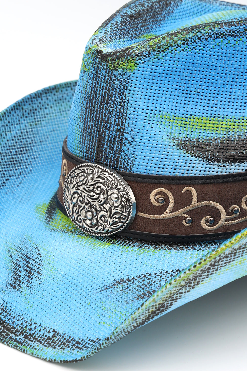 HT0148 | Distressed Western Cowboy Hat | MH0334