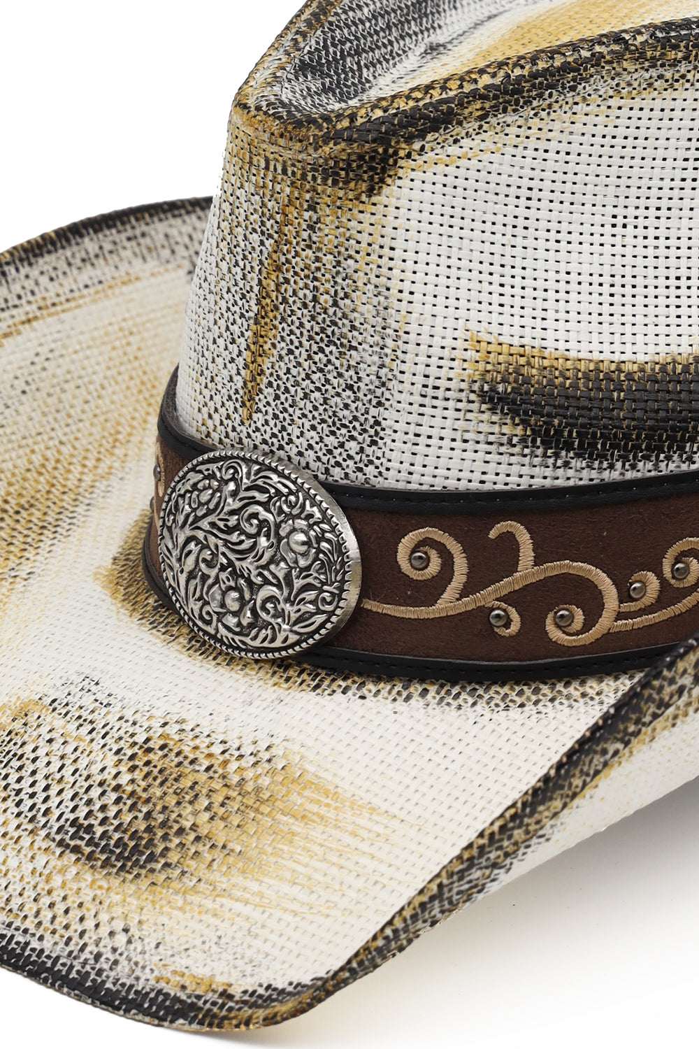 HT0148 | Distressed Western Cowboy Hat | MH0334