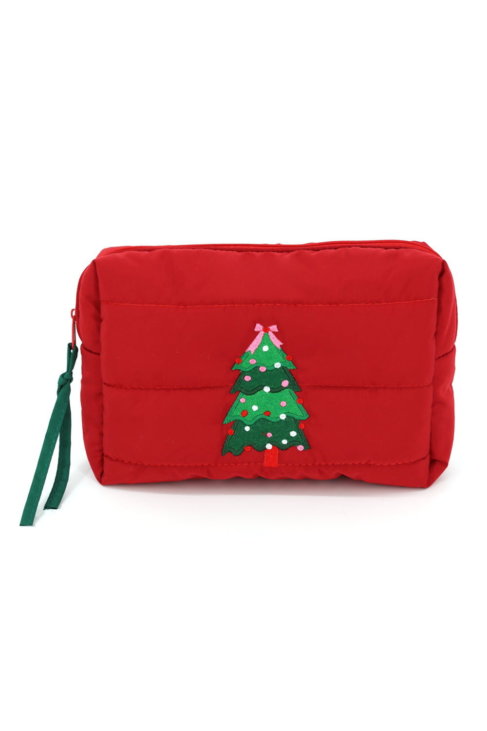 Christmas Tree Quilted Pouch | P0035