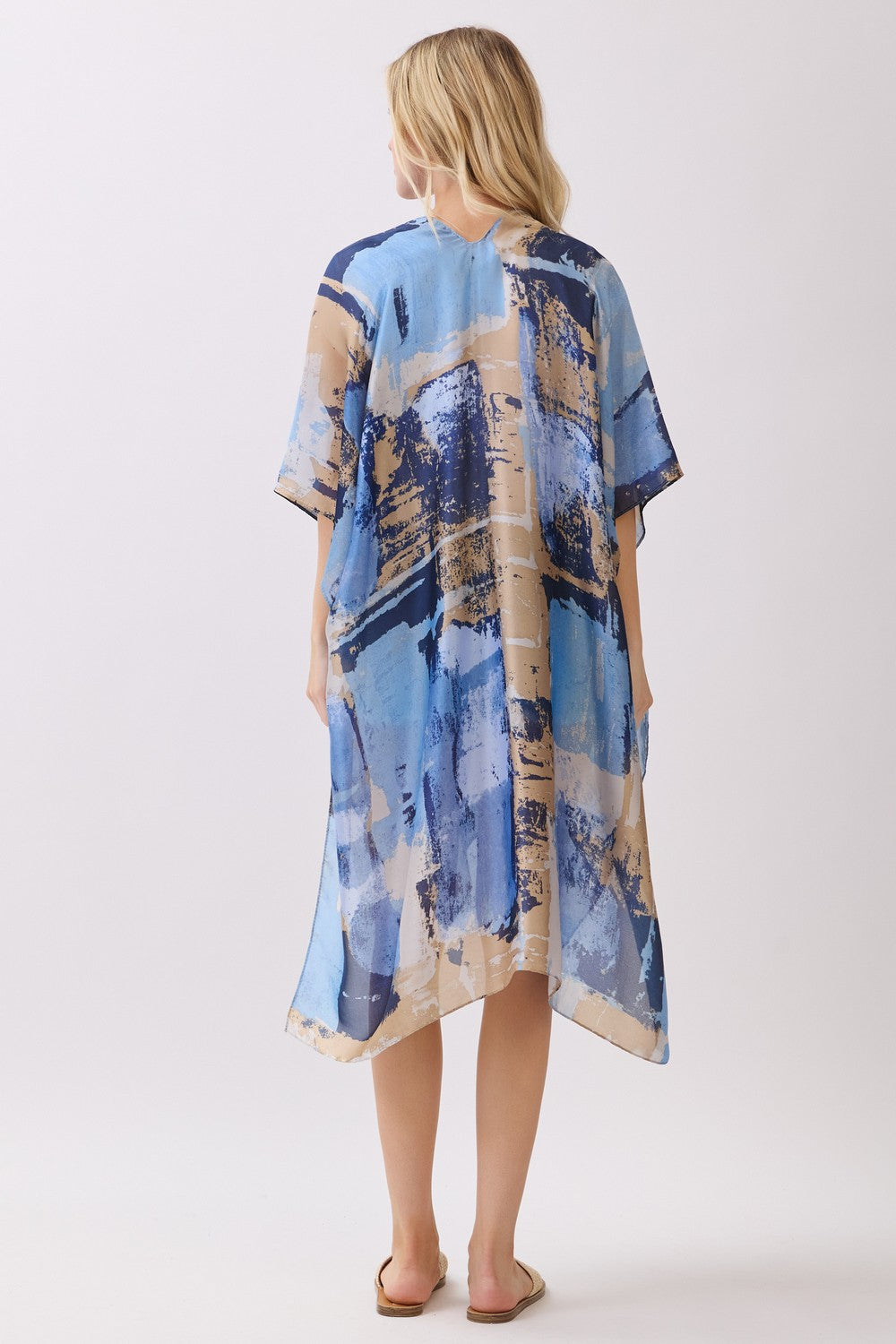 PC79 | Modern Brushstroke Kimono | MS0471