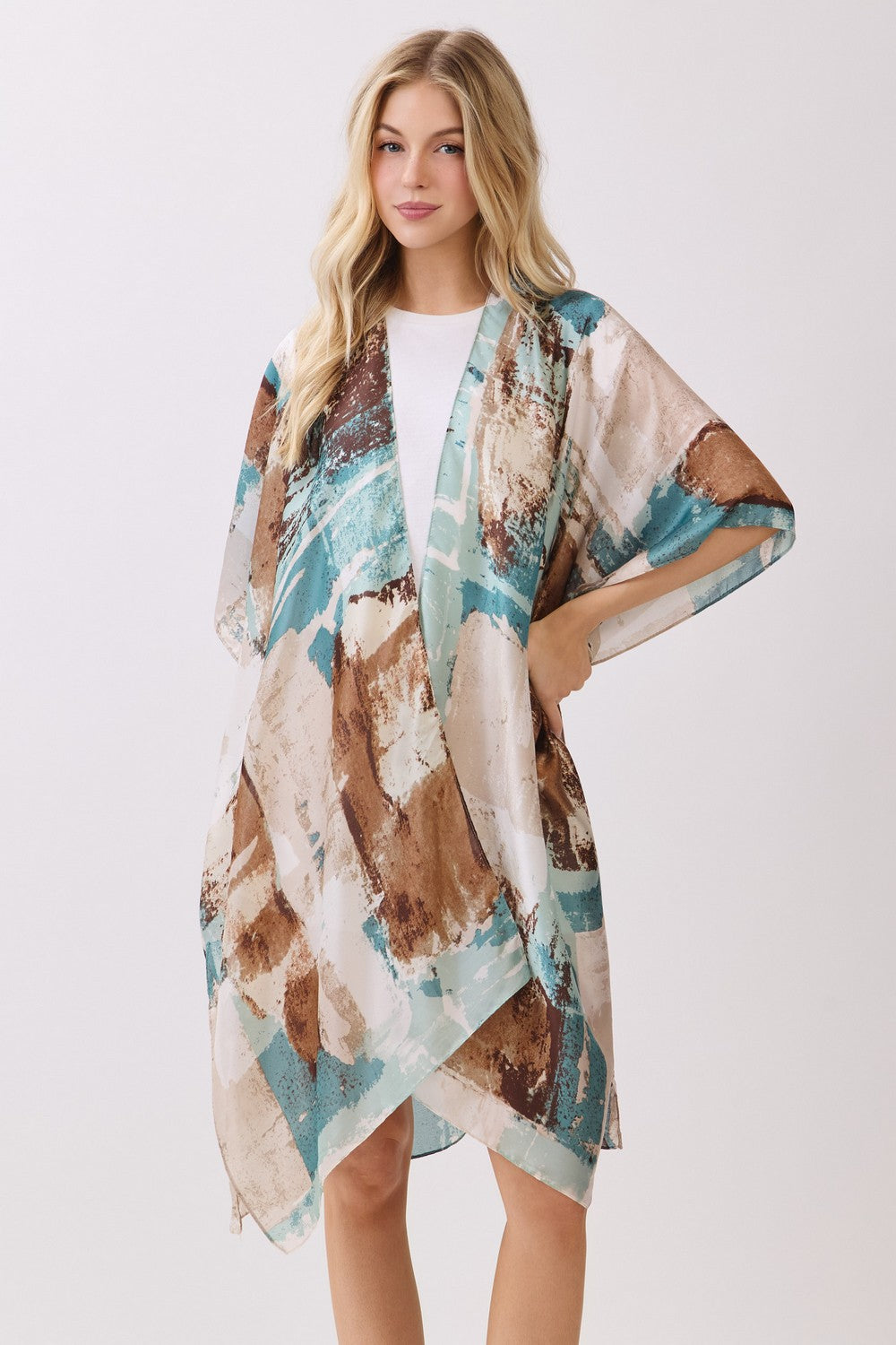 PC79 | Modern Brushstroke Kimono | MS0471