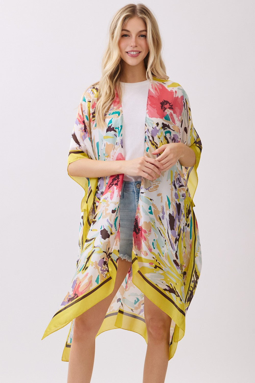 PC81 | Airy Floral Fashion Kimono | MS0473