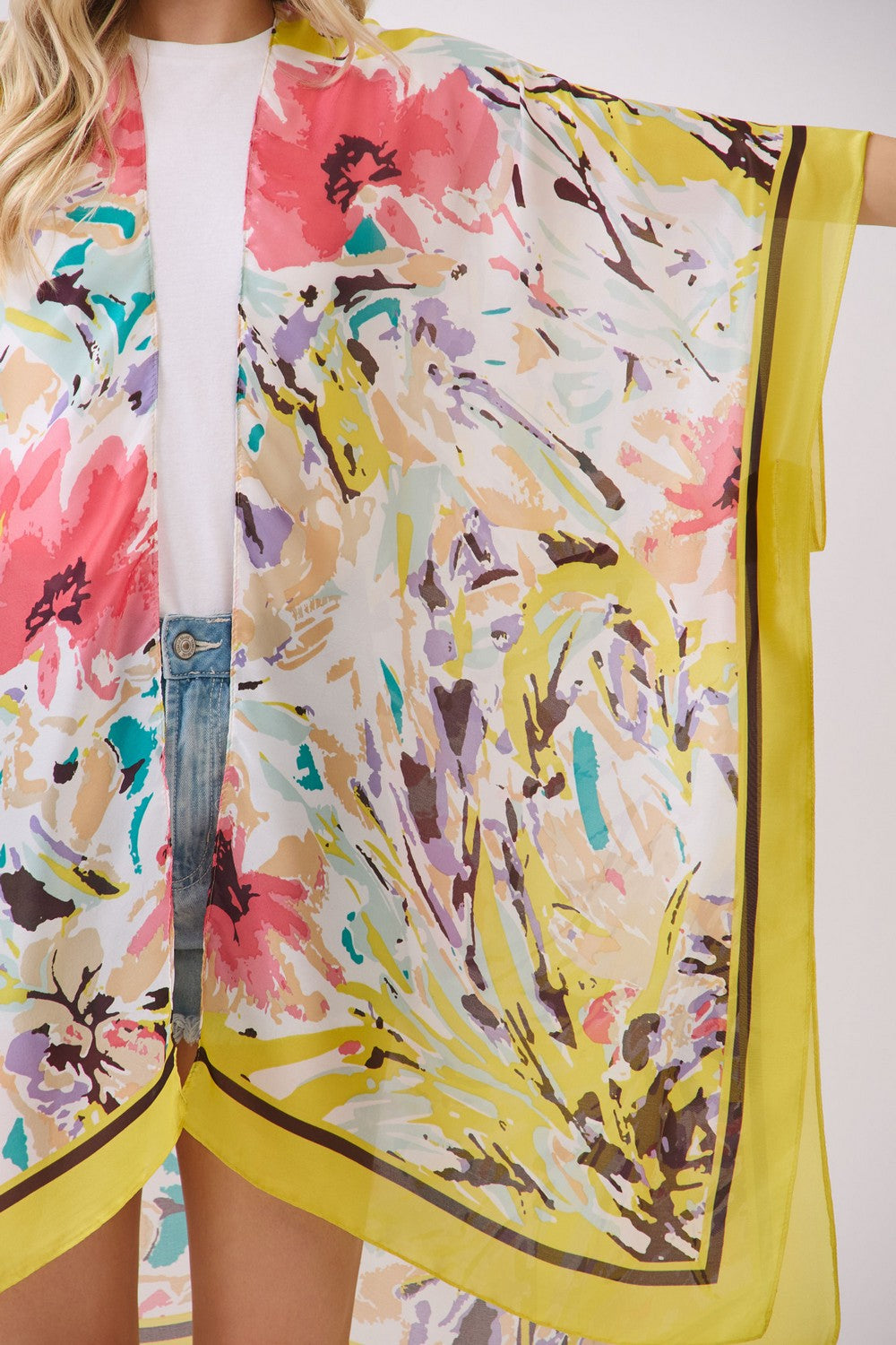 PC81 | Airy Floral Fashion Kimono | MS0473