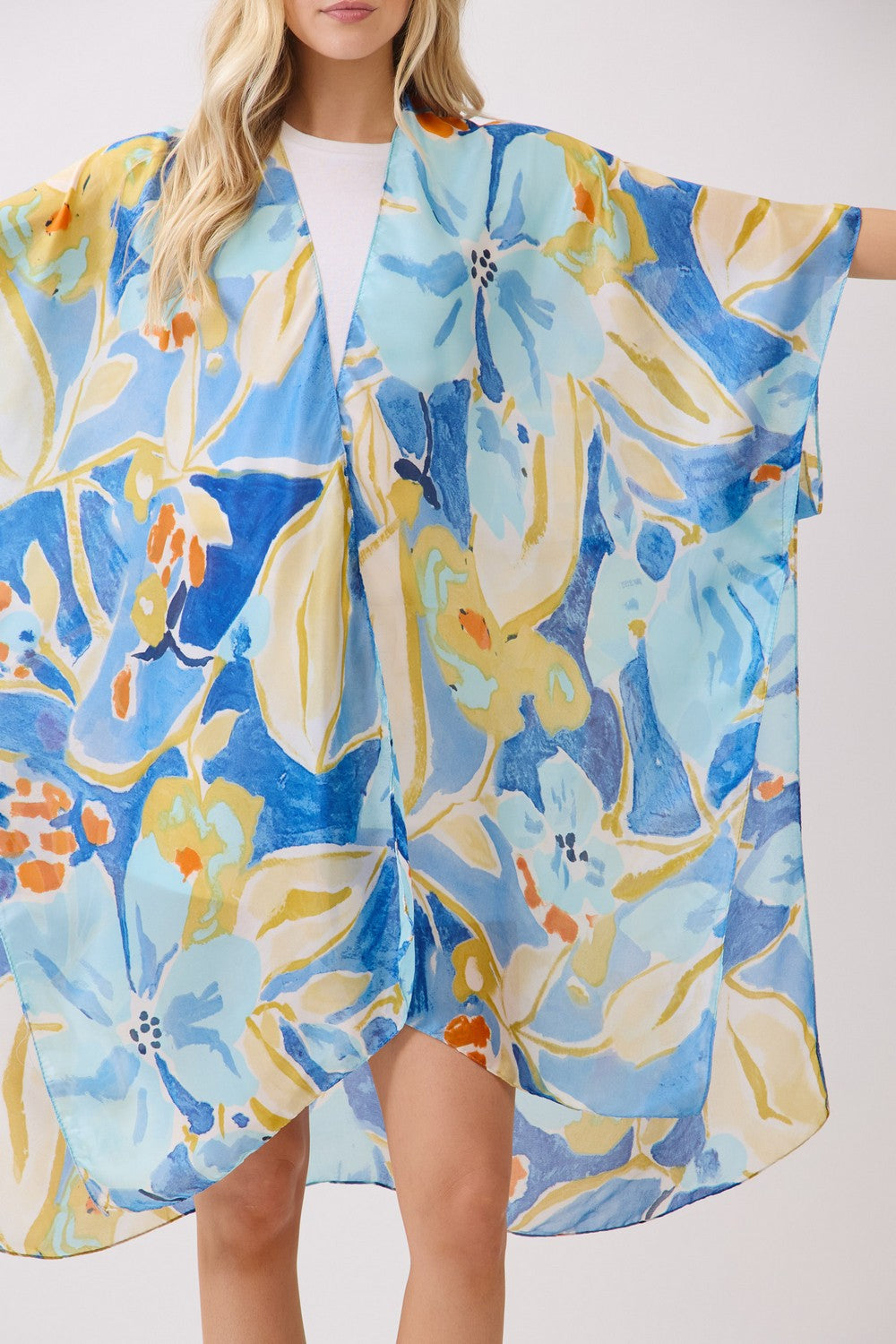 PC84 | Tropical Floral Kimono | MS0474