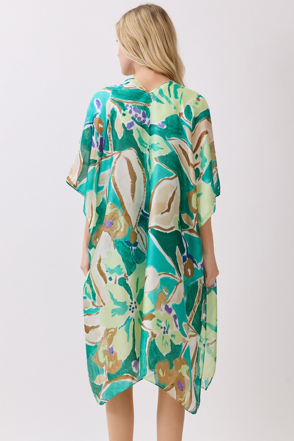 PC84 | Tropical Floral Kimono | MS0474
