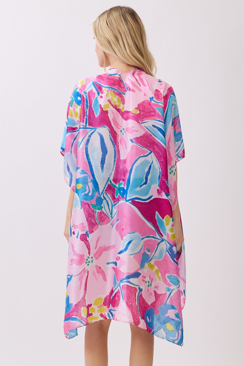 PC84 | Tropical Floral Kimono | MS0474