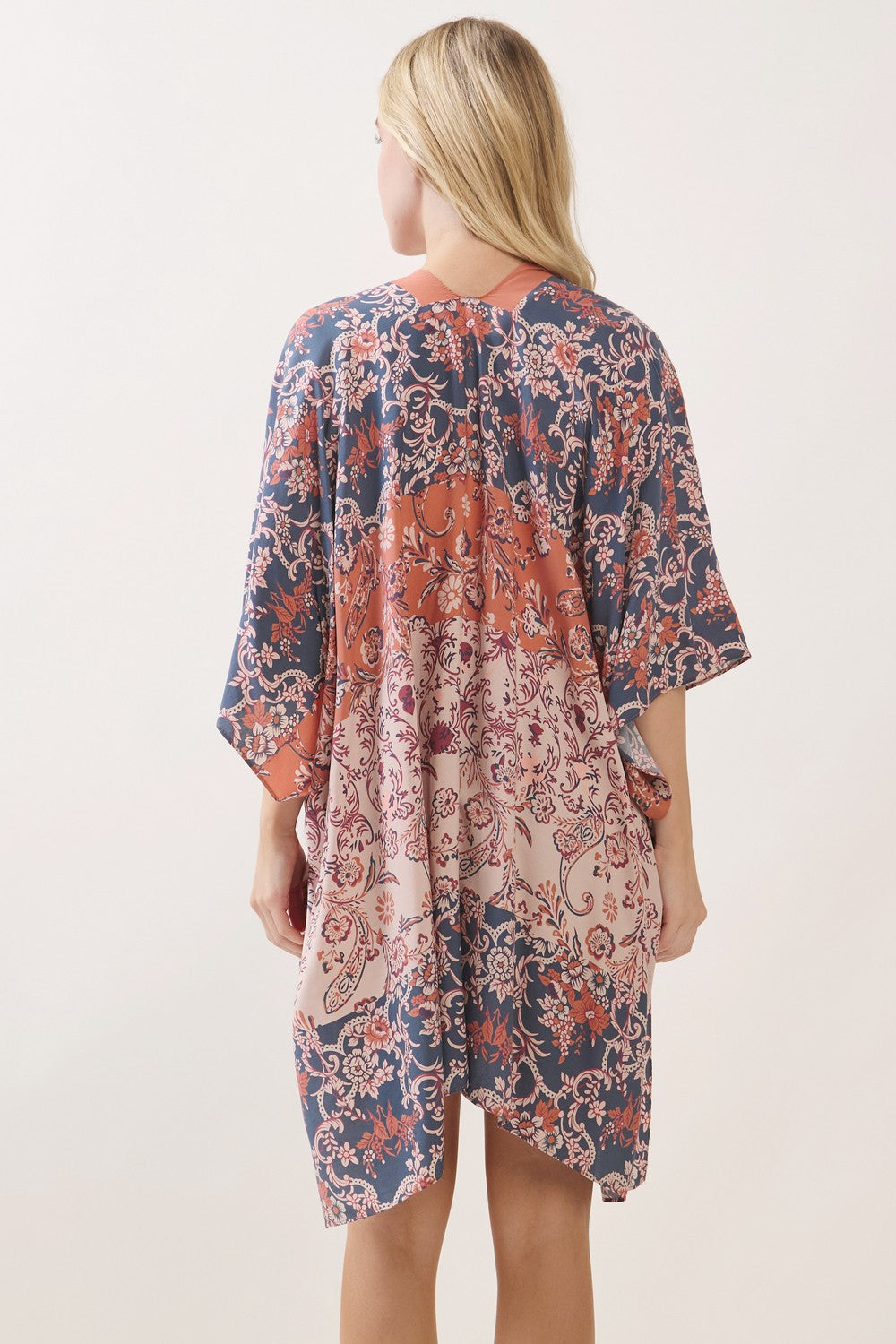 PC86 | Floral Paisley Kimono | MS0478