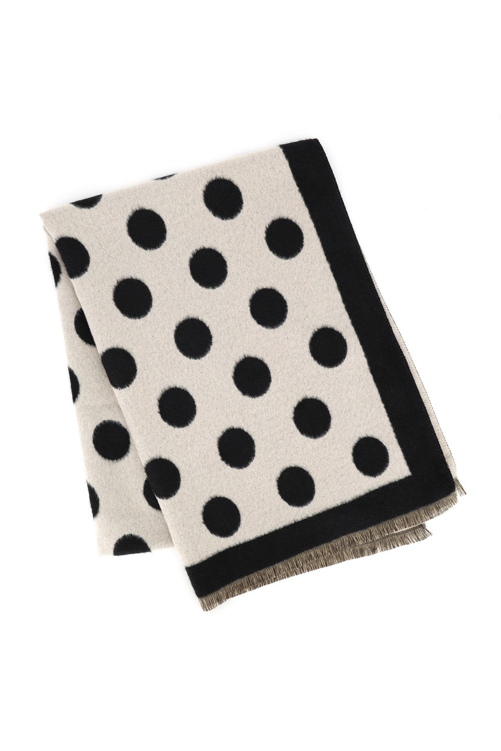 Two Tone Polka Dots Scarf Wrap | SS0025