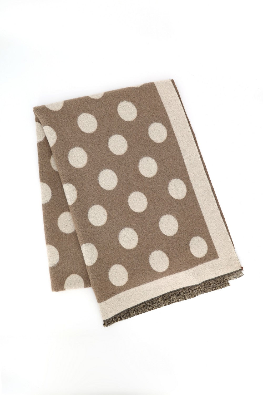 Two Tone Polka Dots Scarf Wrap | SS0025