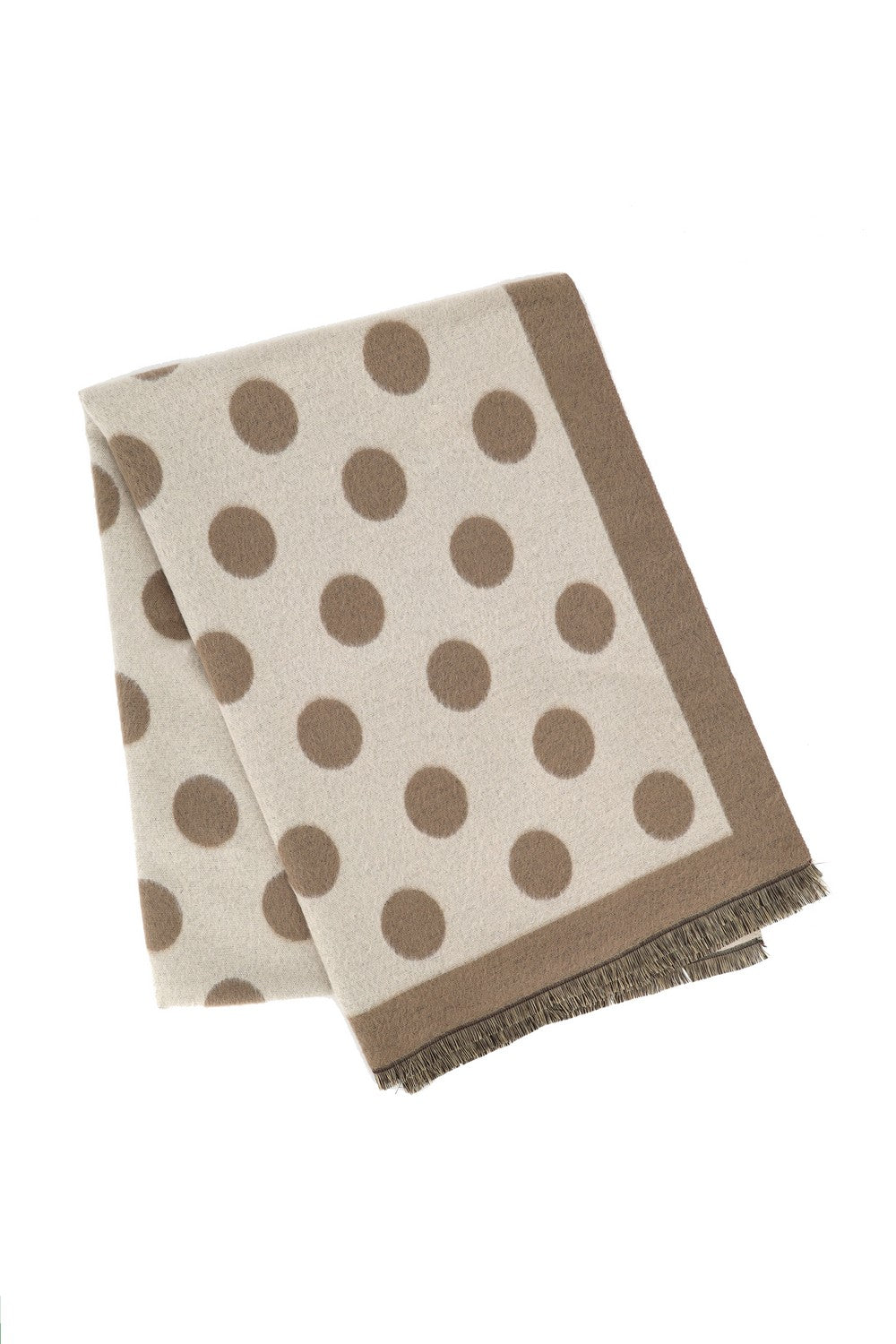 Two Tone Polka Dots Scarf Wrap | SS0025