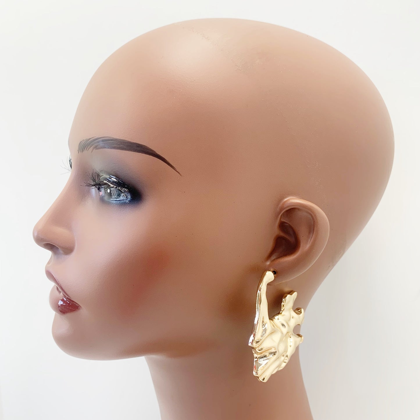 E0432 | Modern Molten Earrings | KE4160