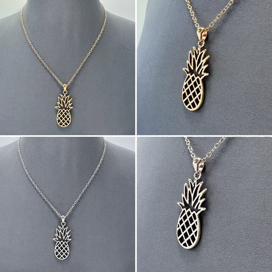 N0364 AN2907 Fruit Pineapple Design Pendant Necklace