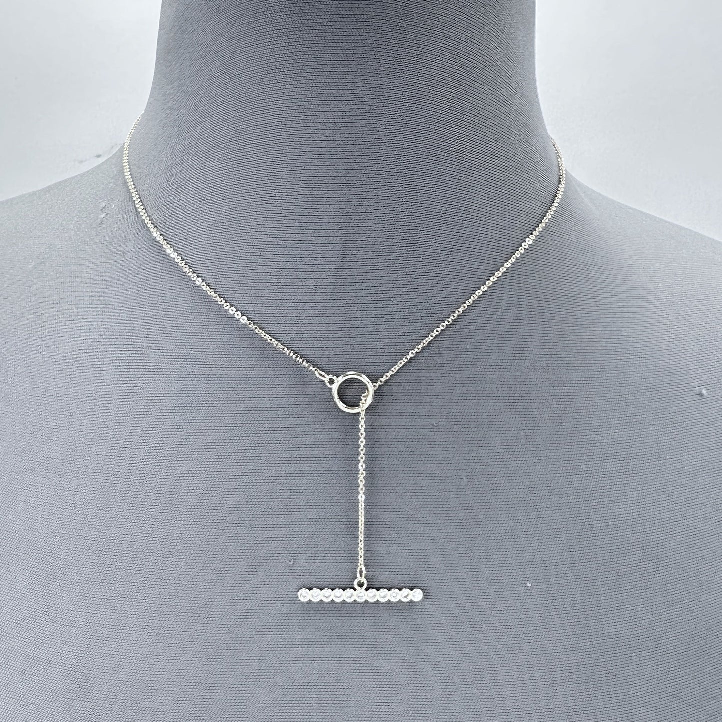 N0732 | Crystal Lariat Necklace | 17625