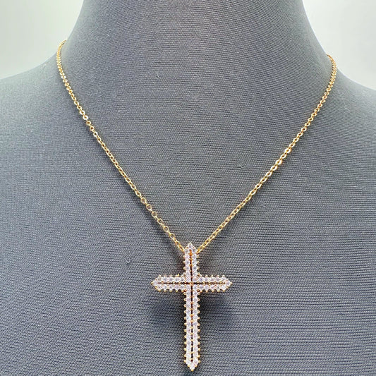 N0614 18080 Cross Pendant Necklaces