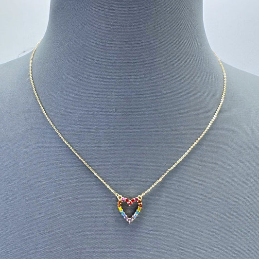 N0592 17167 Love Pendant Necklace