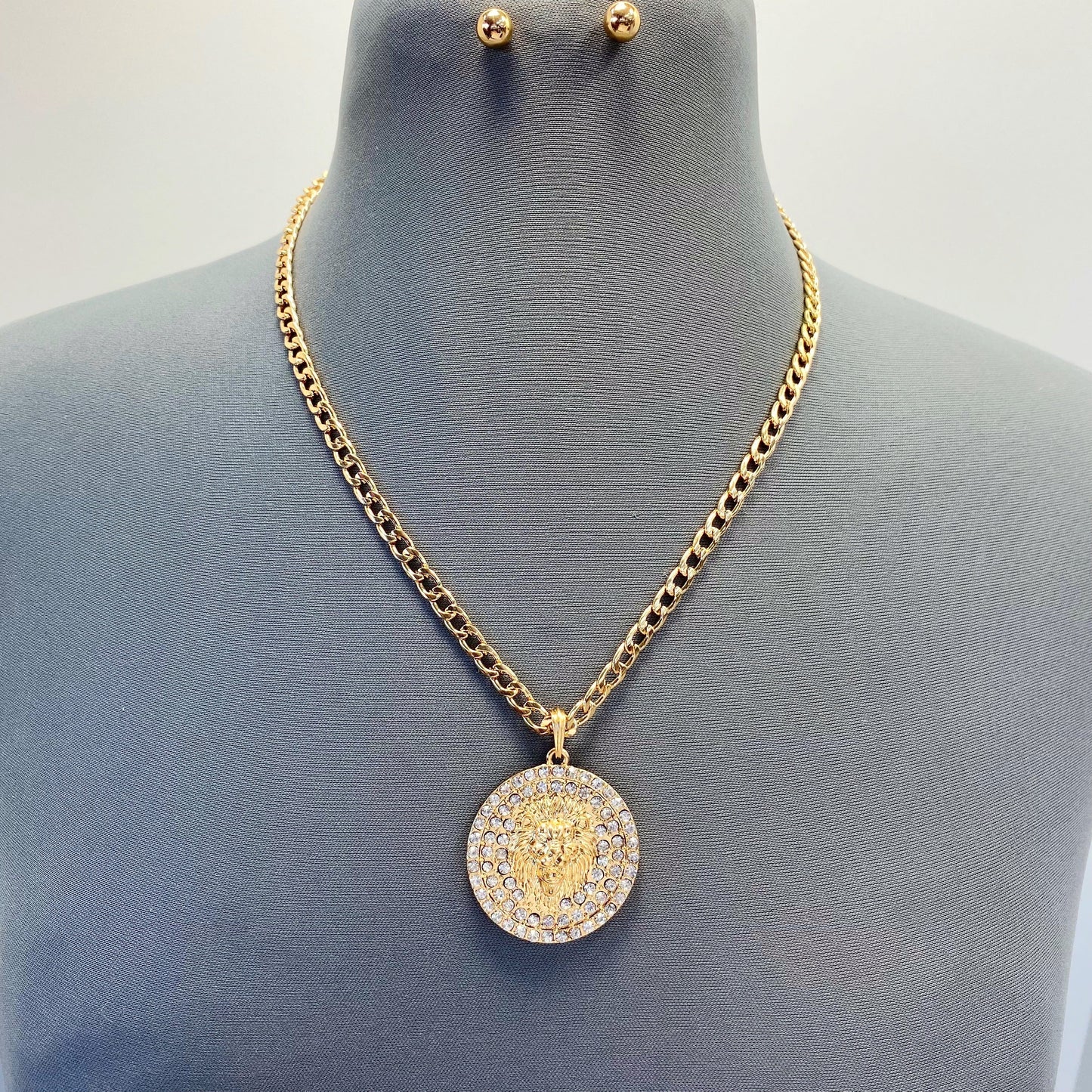 N0645 KS3112 Circle Pendant Necklace