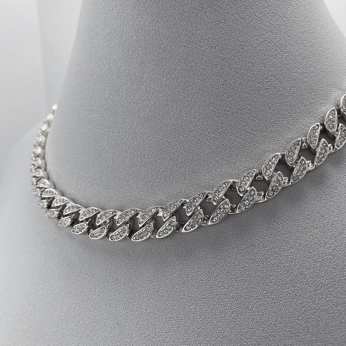N3189 | Pavé Cuban Link Necklace Set | KS5077