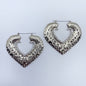 E1903 | Ornate Heart Earrings | KE4129