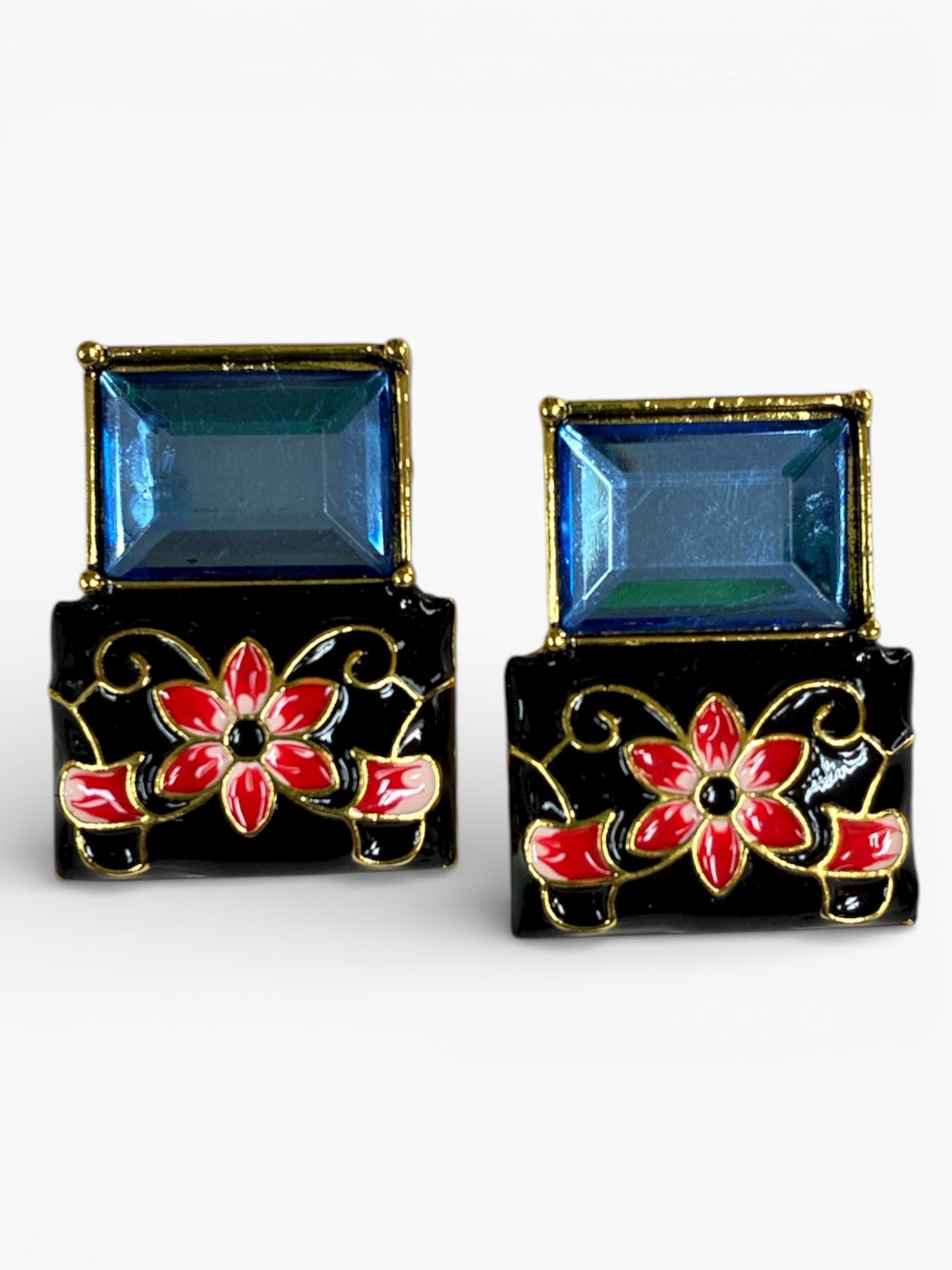 E2249 | Floral Gem Earrings | ER2630