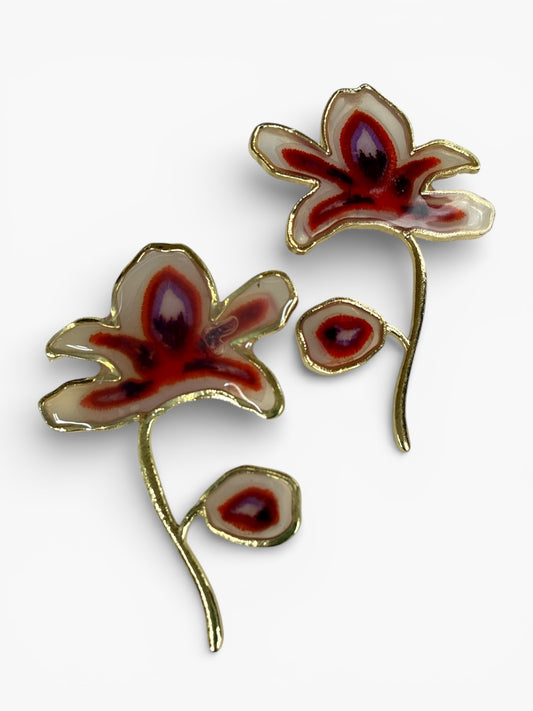 E2227 | Floral Stem Earrings | ER2608