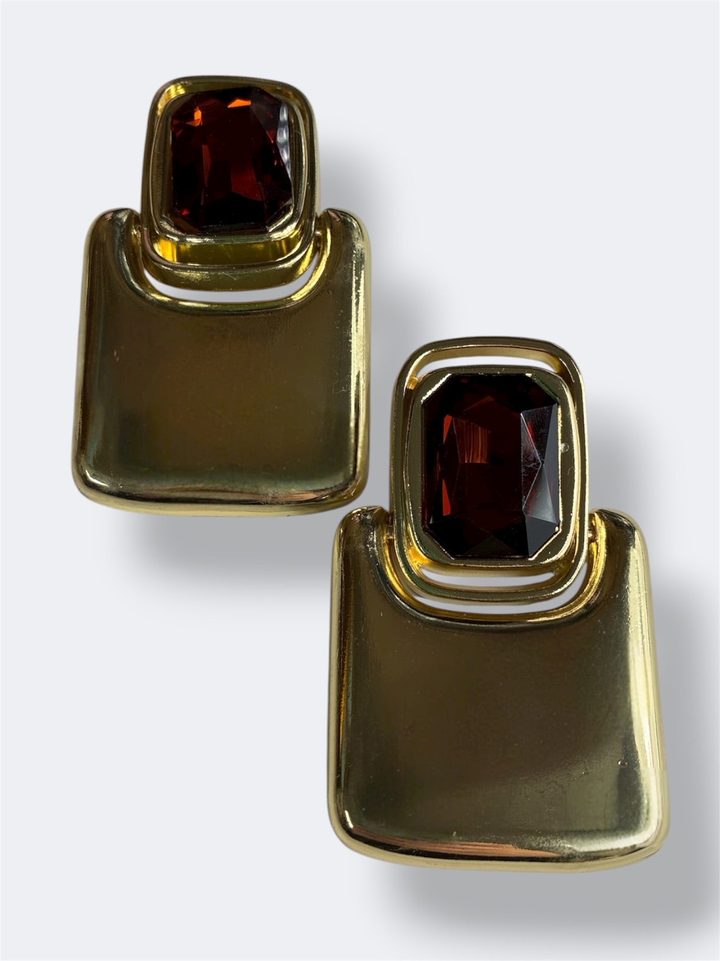 E2229| Square Crystal Stone Earrings |ER2610