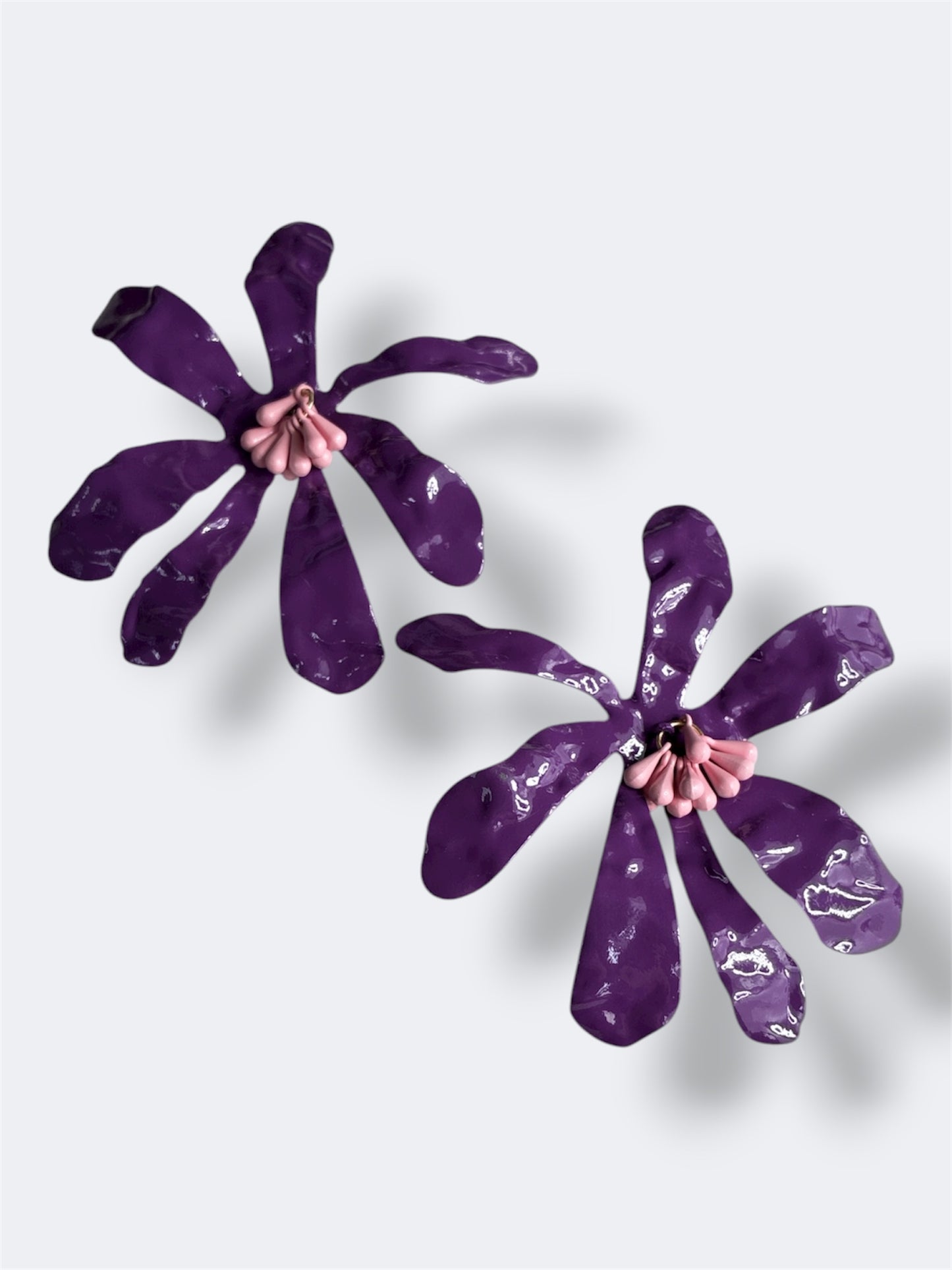 E2224 | Acrylic Petal Earrings |ER2605