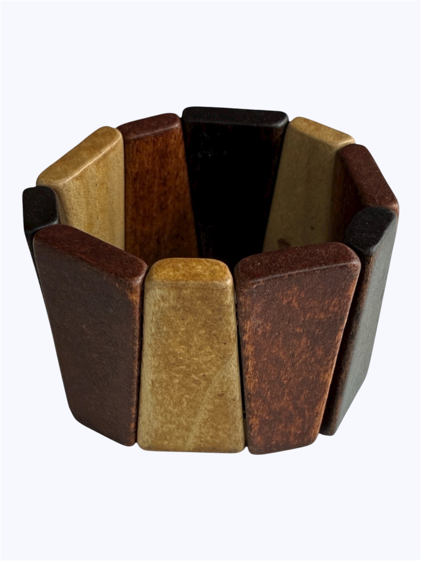 B0408 | Wood Panel Stretch Bracelet | BR22567