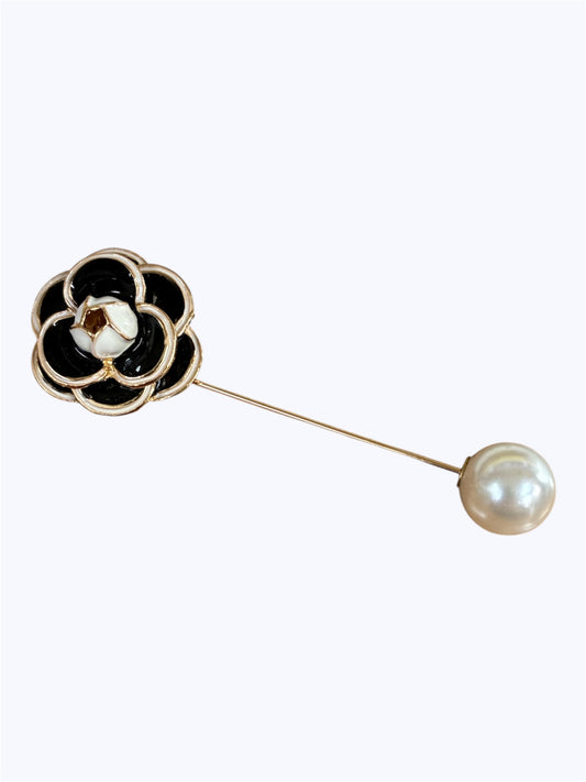 BR0375 | Pearl Tip Flower Brooch | K7-6-3079