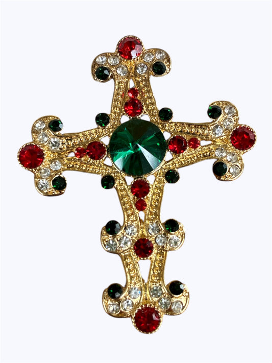 BR0092| Cross Pin Brooch | YM2139