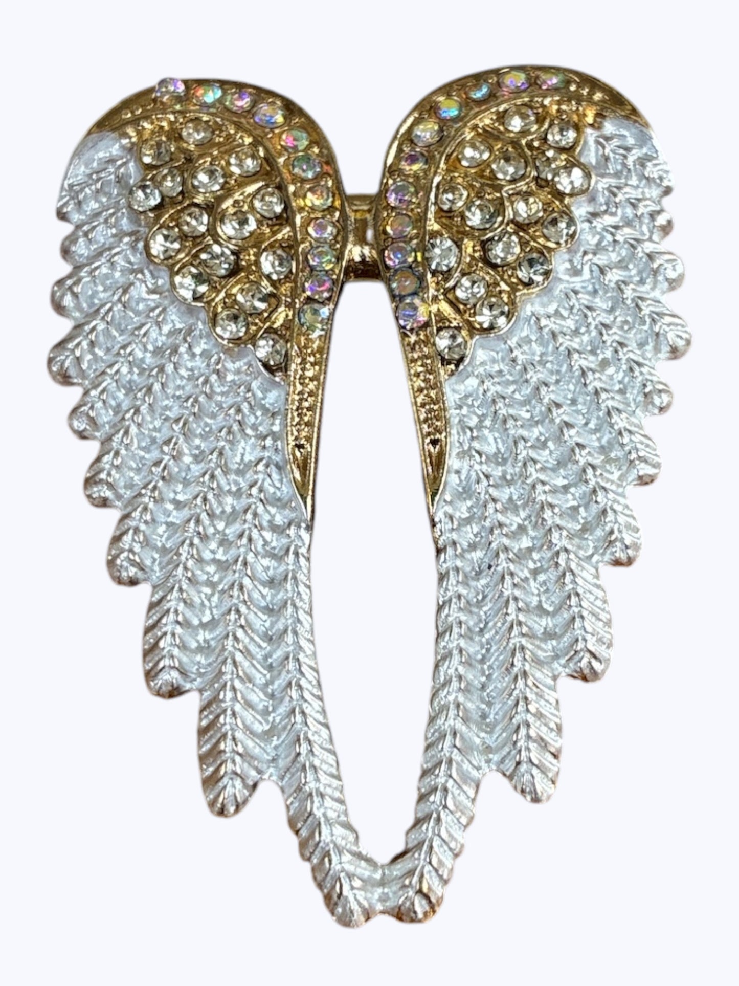 BR0336 | Crystal Angel Wing Brooch | N5-1-4482