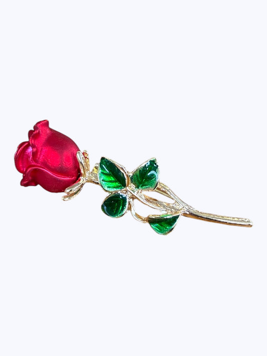 BR0414 | Elegant Rose Statement Brooch | D0-1-411