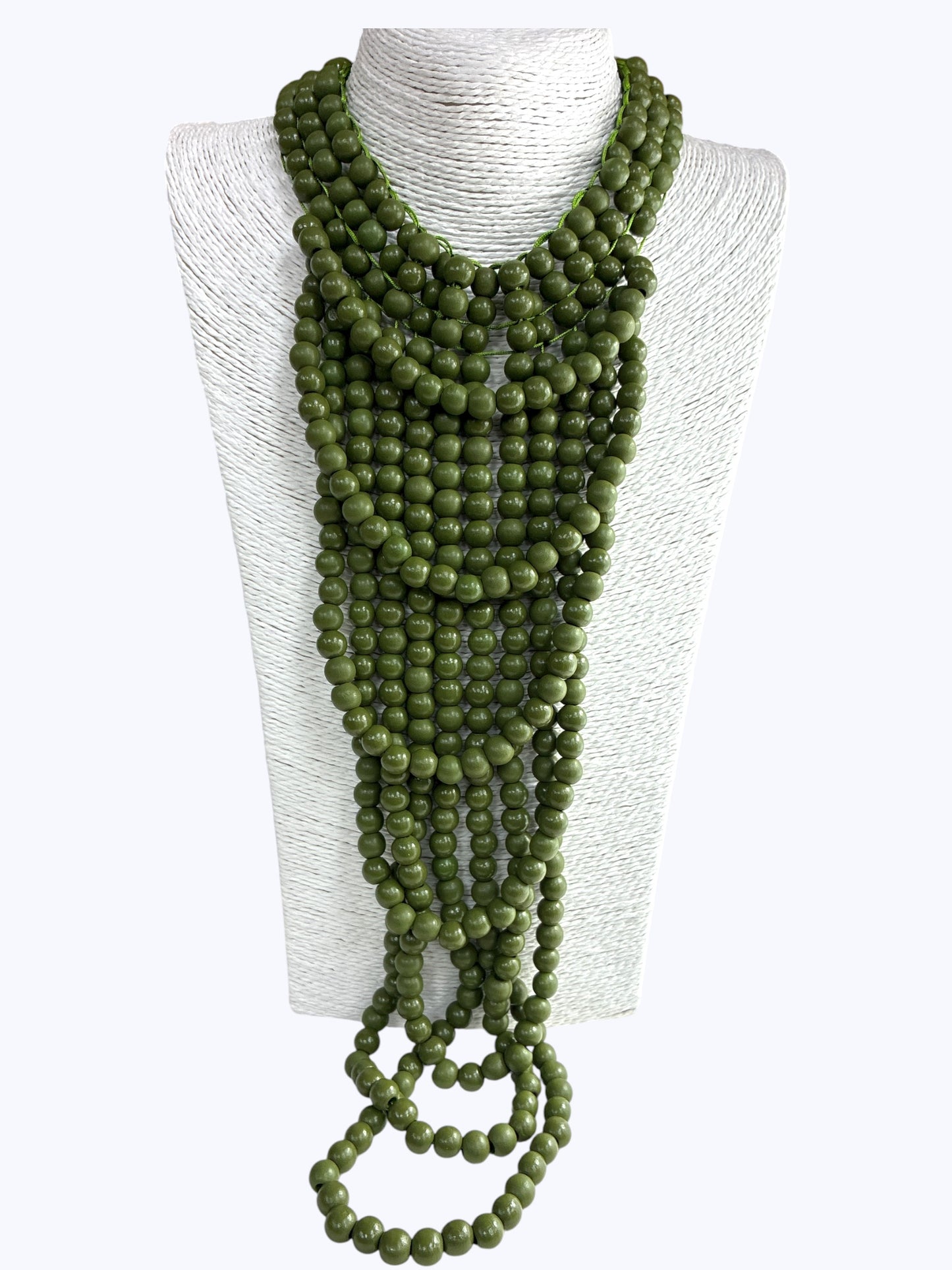 N5100 |Wooden Statement Necklace |WZD2460