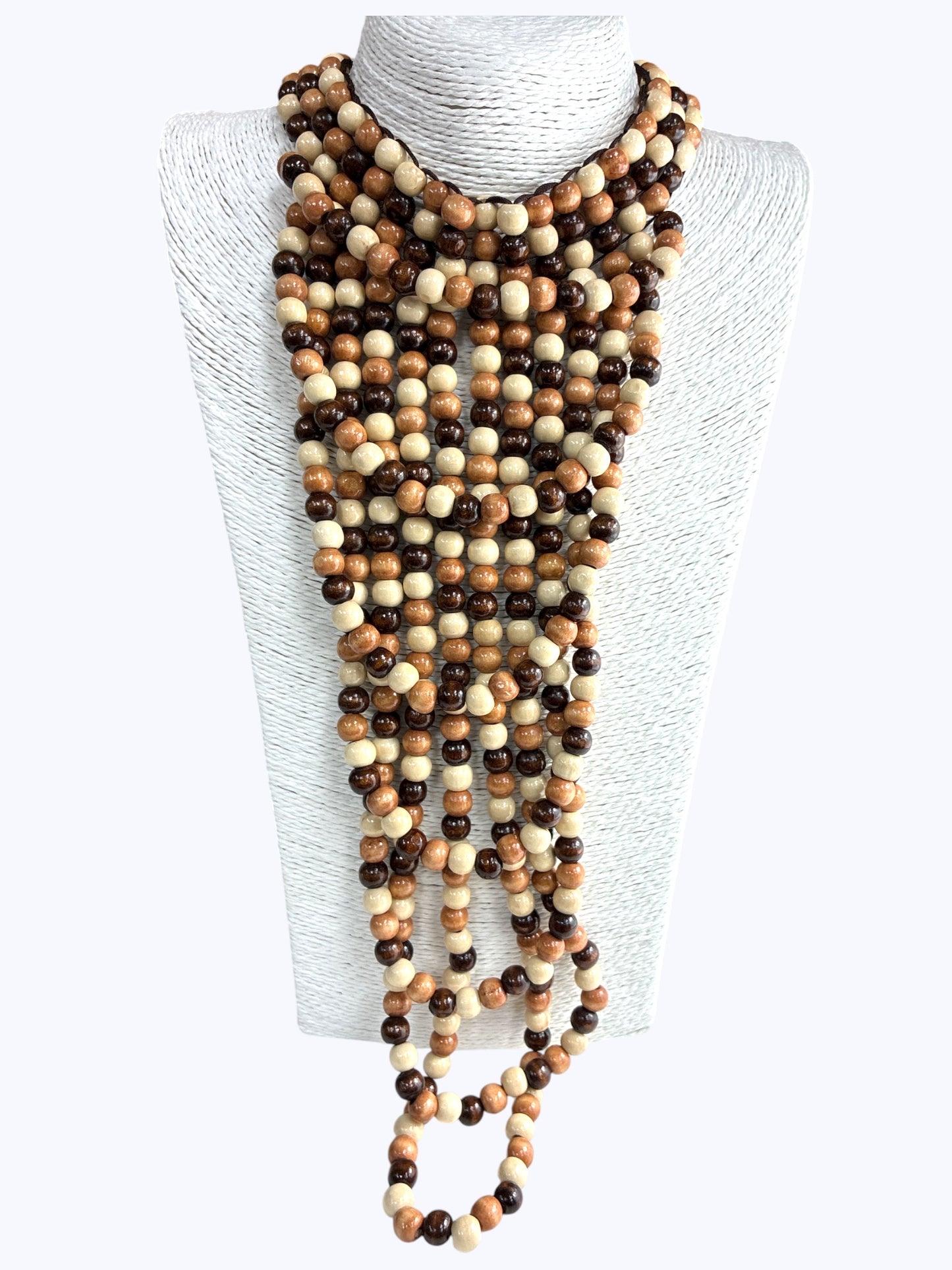 N5100 |Wooden Statement Necklace |WZD2460