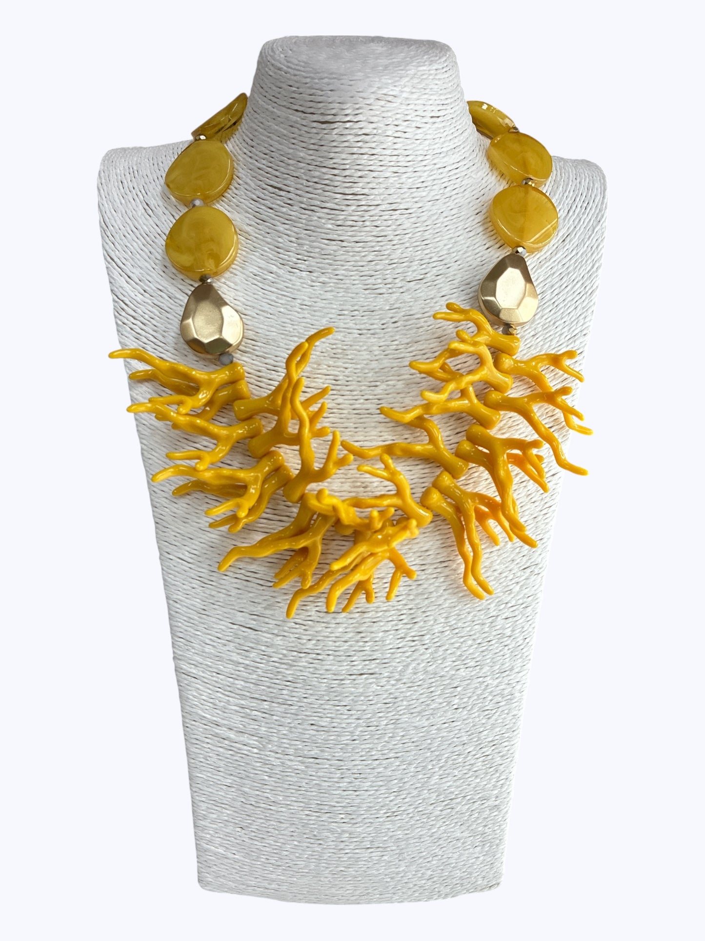 N5092 | Coral & Marble Necklace | UF7742