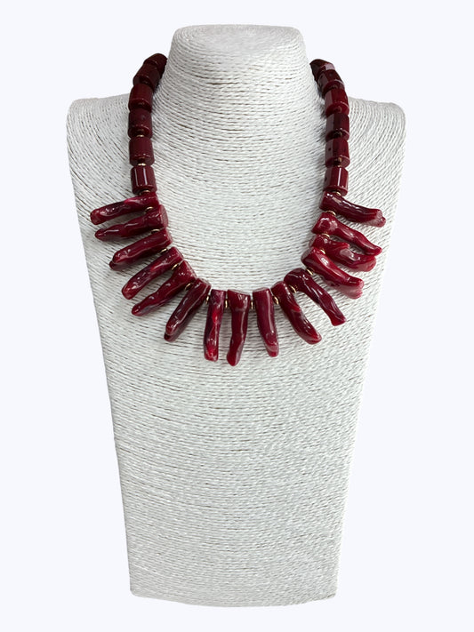 N5111 | Bold Fringe Collar Necklace | APD9997