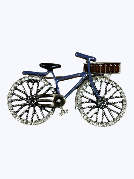 BR0327 | Vintage Bicycle Statement Brooch | A4-1-5208