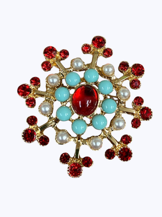 BR0247 | Radiant Sunburst Brooch | GBR1227