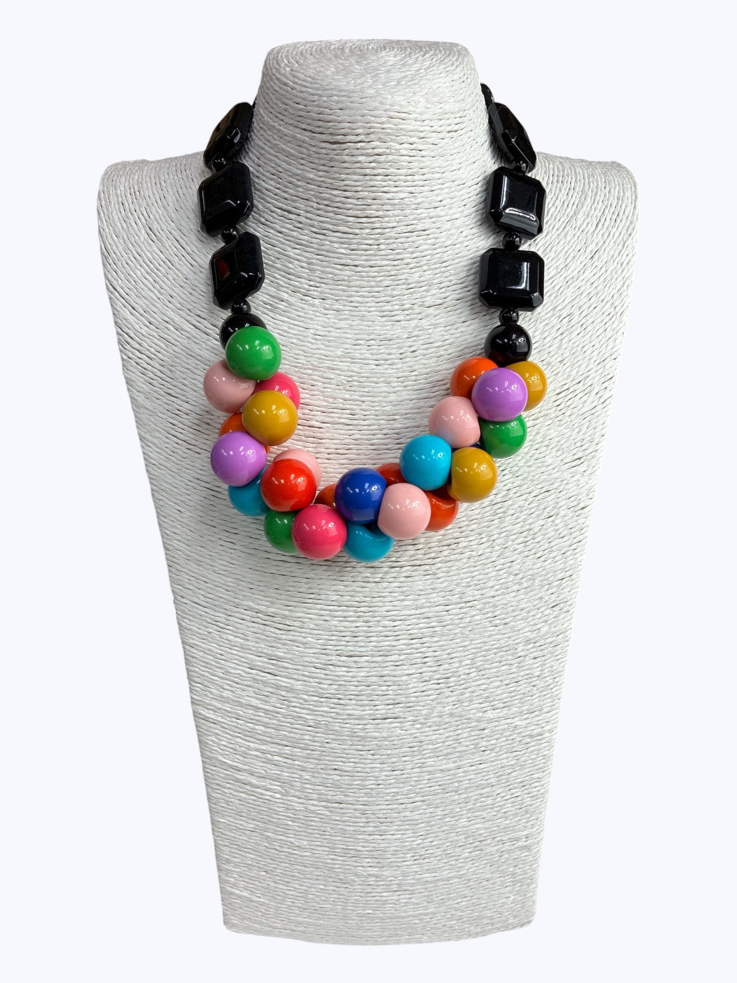 N5089 | Sculpted Bead Statement Necklace | NA5275