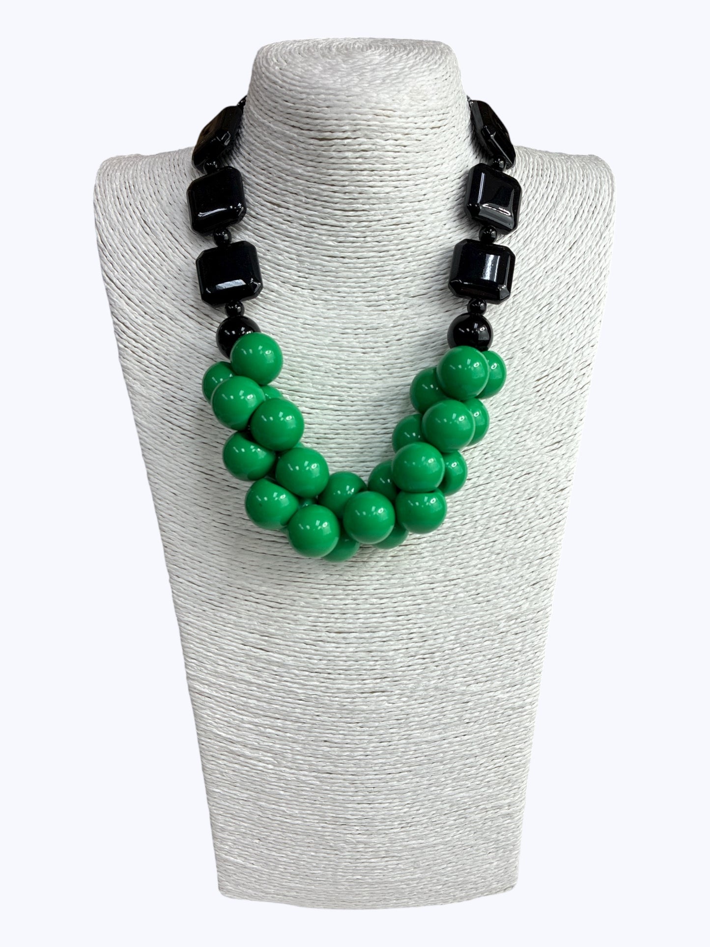 N5089 | Sculpted Bead Statement Necklace | NA5275