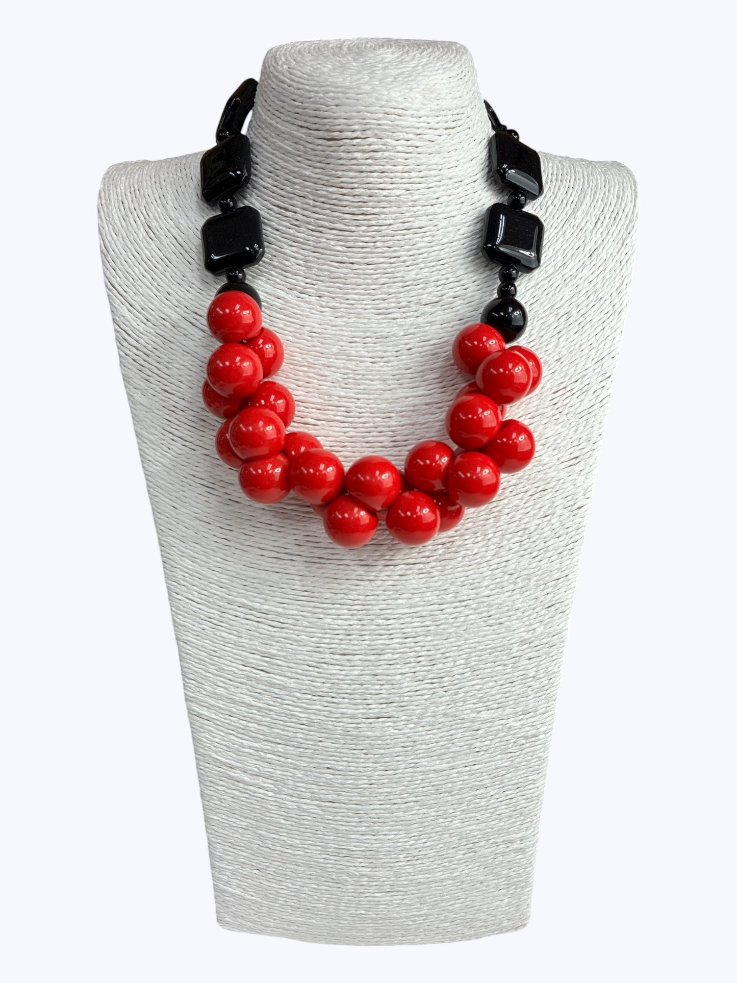 N5089 | Sculpted Bead Statement Necklace | NA5275