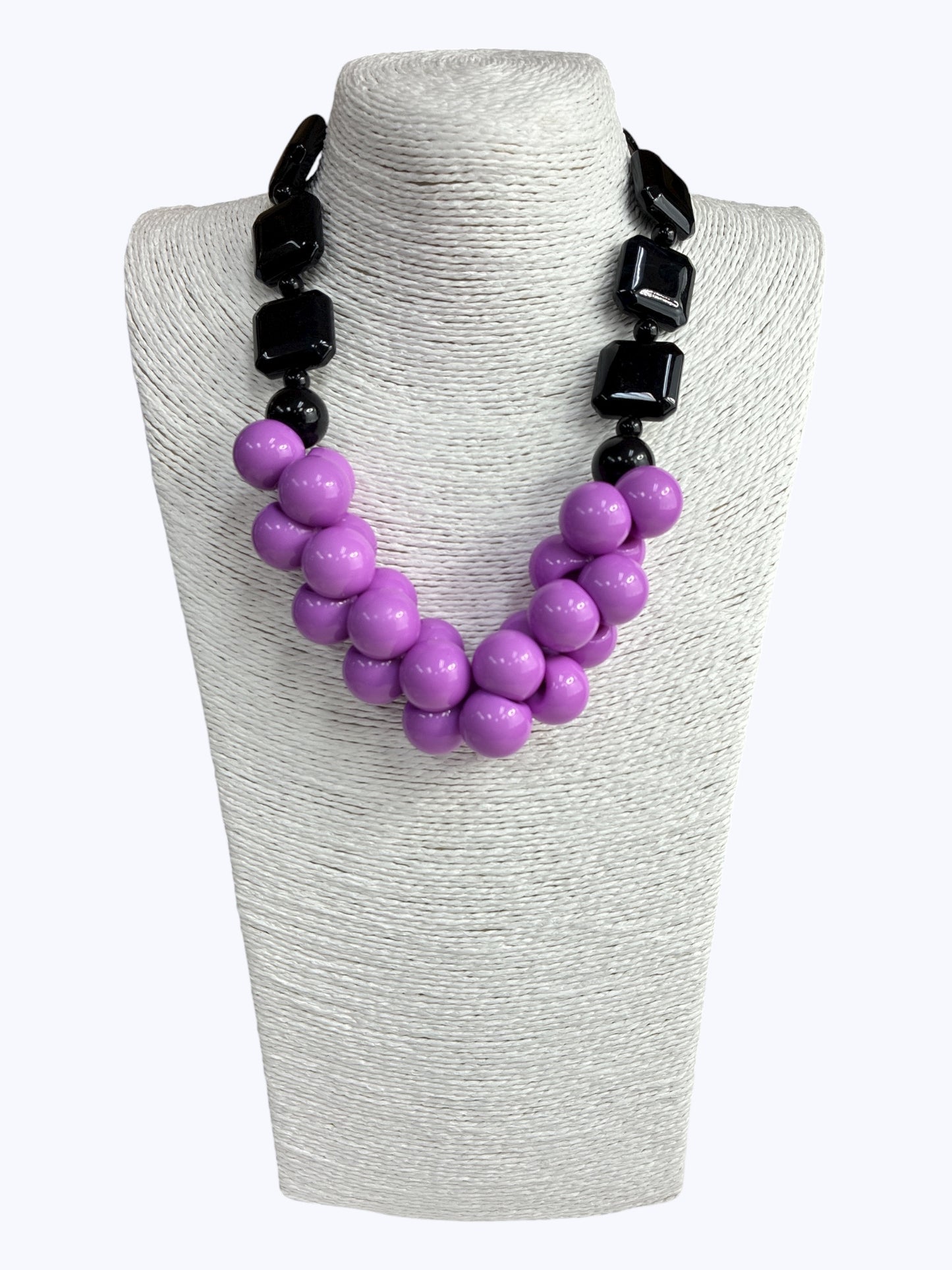 N5089 | Sculpted Bead Statement Necklace | NA5275