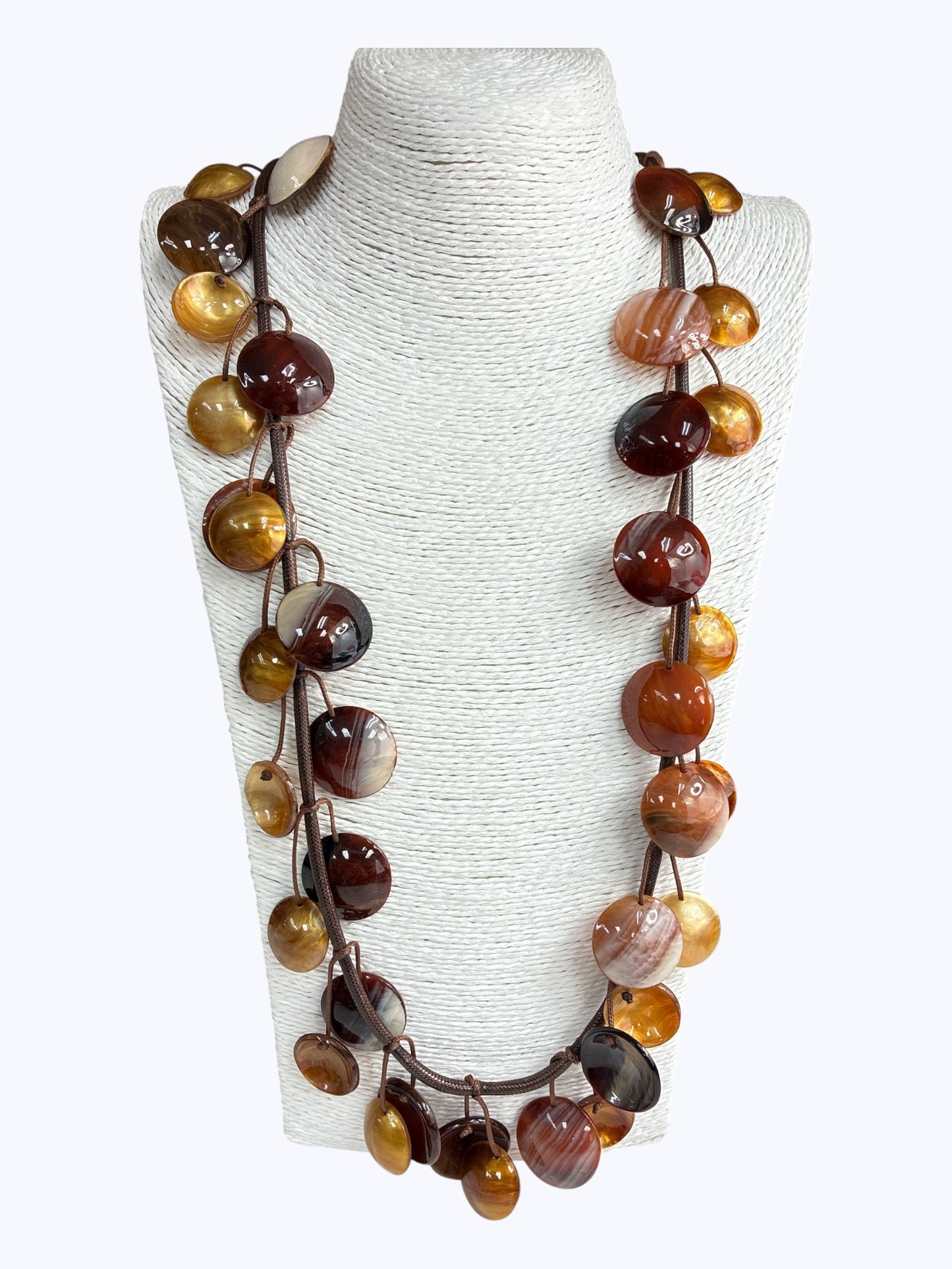 N5109 | Acrylic Beaded Long Necklace |APD9995