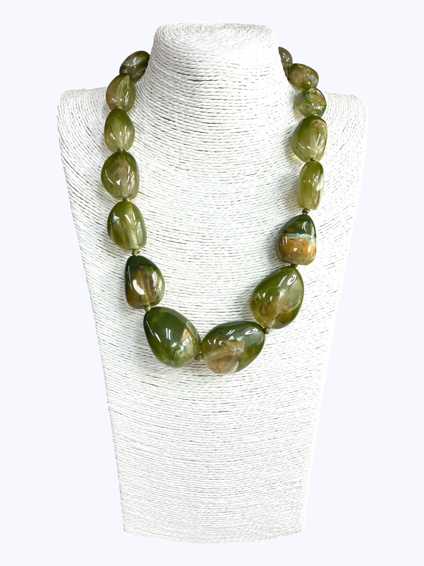 N0057 | Acrylic Beaded Necklace | KN2058