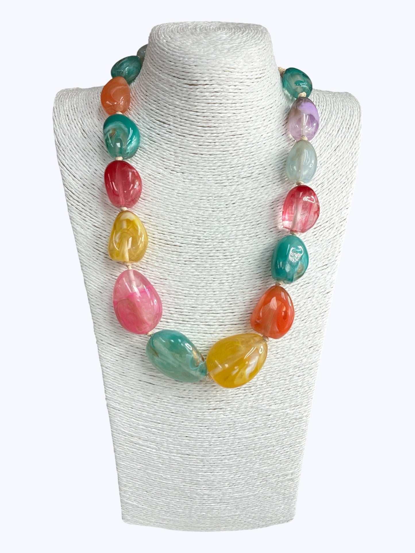N0057 | Acrylic Beaded Necklace | KN2058
