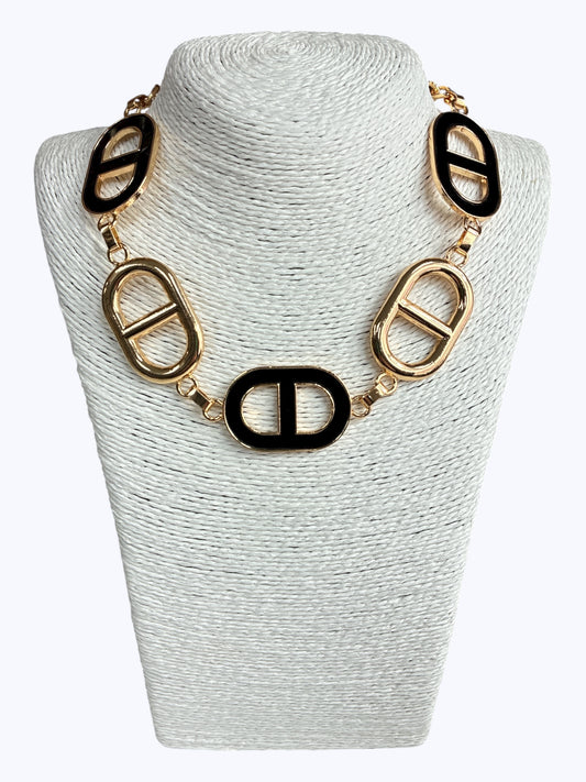 N0679 | Anchors Chain Link Necklace | YN3756