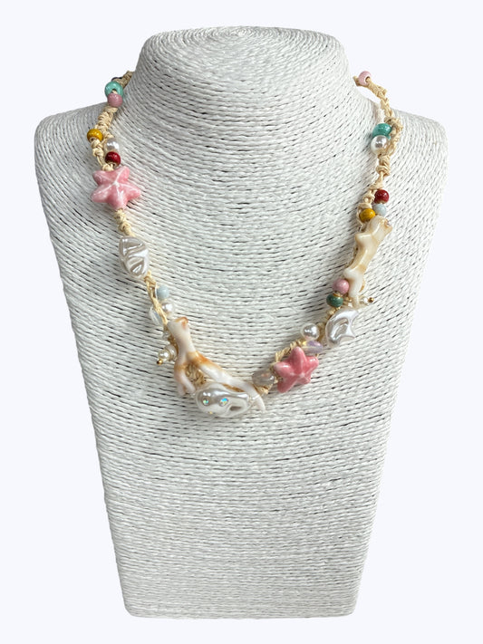 N3087 | Starfish Short Necklace| TNE2489