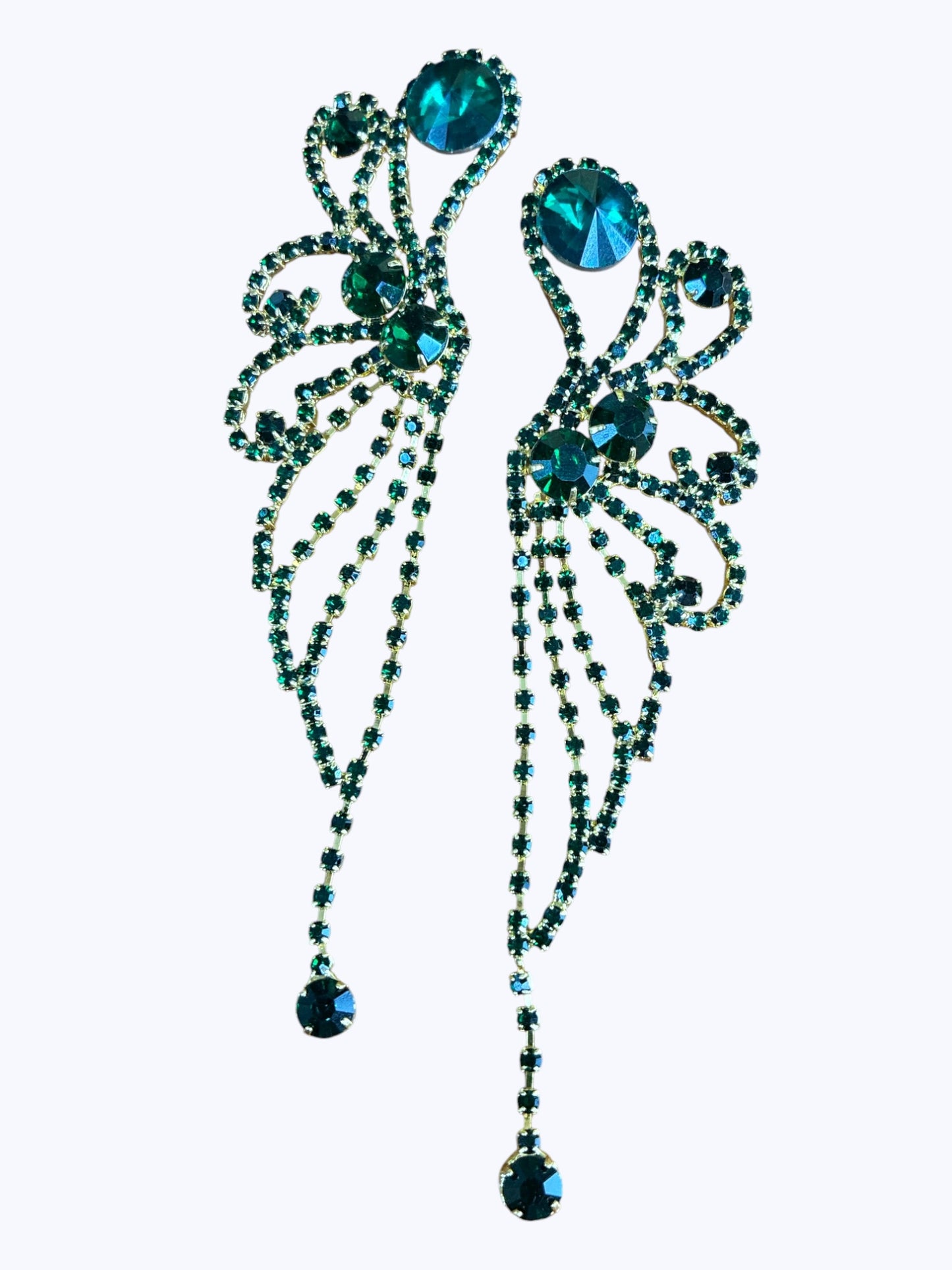 E ESE8966 Rhinestone and Crystal Earrings