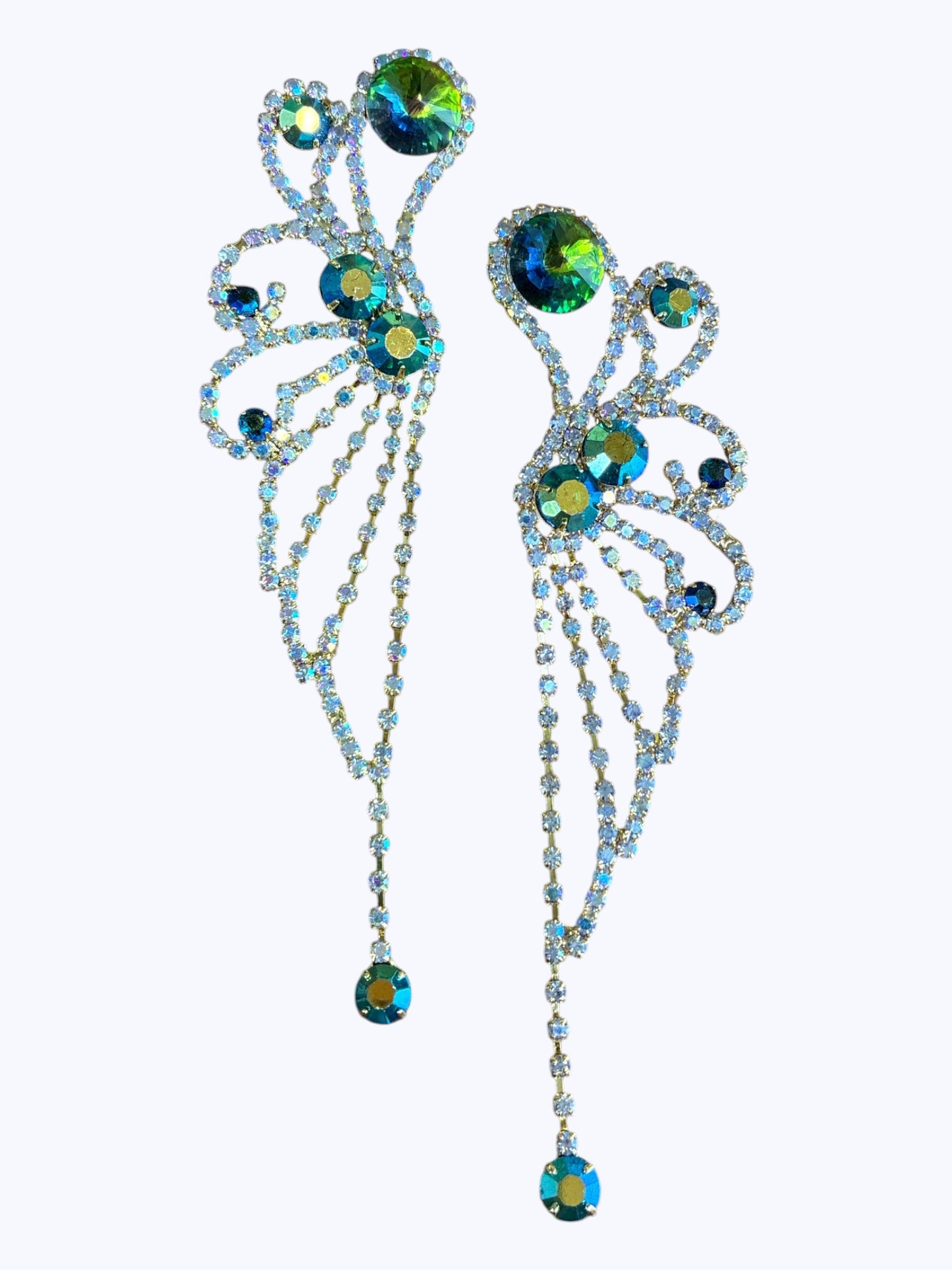 E ESE8966 Rhinestone and Crystal Earrings