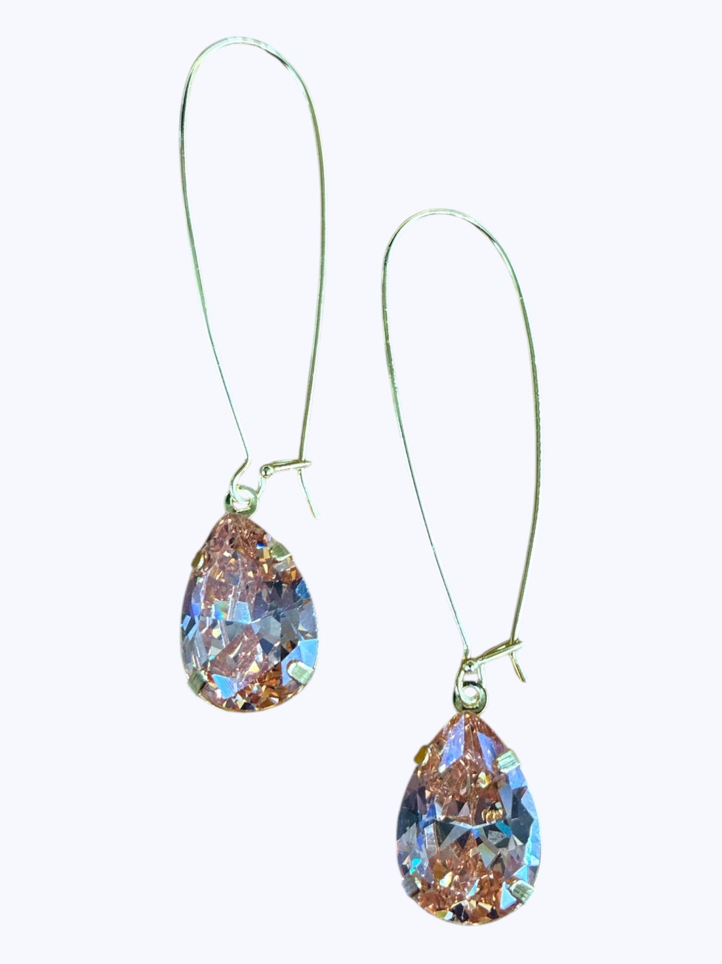 E ESE3594 Crystal Teardrop Earrings
